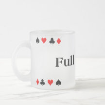 TASSE de TISONNIER en verre givré