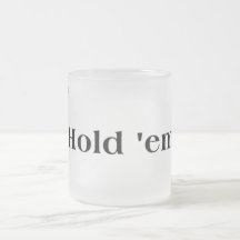 TASSE de TISONNIER en verre givré
