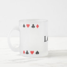 TASSE de TISONNIER en verre givré
