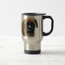 Tasse de voyage d'amour de boxeur
