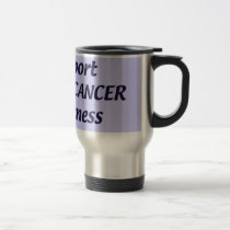 TASSE DE VOYAGE DE CANCER DU COLON DE SOUTIEN tasses