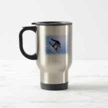 Tasse de voyage de surf des neiges