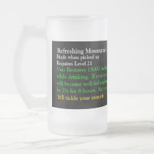 Tasse de Warcraft - bière anglaise régénératrice d