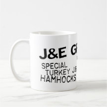 Tasse d'épicerie de J et d'E