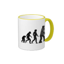 Tasse d'évolution de robot