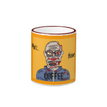Tasse d'homme de zombi