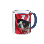 Tasse d'Oncle Sam de Boston Terrier