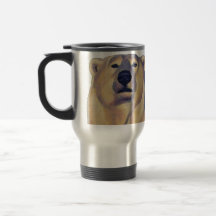 Tasse d'ours d'art de faune de tasse de voyage d'a