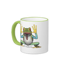 Tasse drôle de grenouille