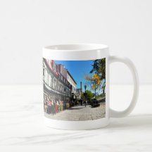 Tasse du Canada de rue de Vieux Québec de déjeuner