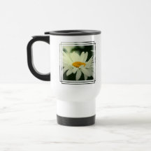 Tasse en plastique de voyage de marguerite