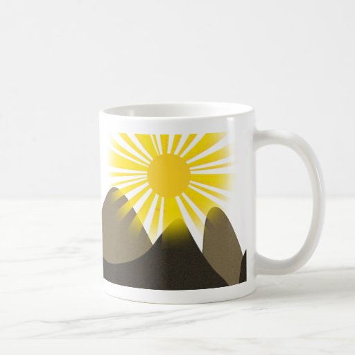 Tasse ensoleillée