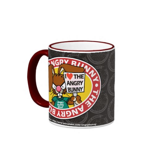 Tasse fâchée 4 d'amour de lapin