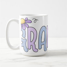 Tasse florale de grand-maman