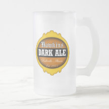 Tasse foncée de bière anglaise de Hawkins
