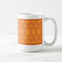 Tasse géométrique orange