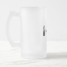 Tasse givrée par jardin de bière