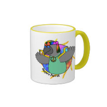 tasse hippie de perroquet de 60s Meyers