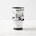 Tasse inoxydable de monstre de bande dessinée