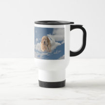 Tasse merveilleuse de voyage de chiot de golden re