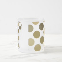 Tasse mignonne de chat de Kitty de point de polka