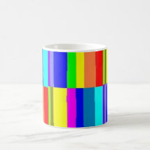 tasse morphing d'arc-en-ciel