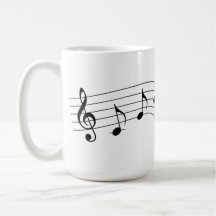 Tasse Musique Do mi si la do ré