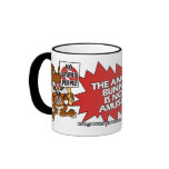 Tasse non amusée fâchée de lapin