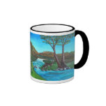 Tasse paisible de courant