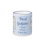 Tasse personnalisée par bébé fier de parrain nouve