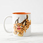 Tasse Prankish mignonne de chat sauvage de bande d