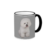 Tasse précieuse de Bichon Frise