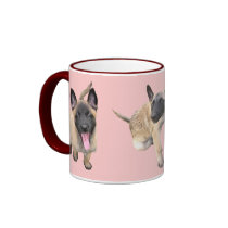 tasse puppy malinois rose