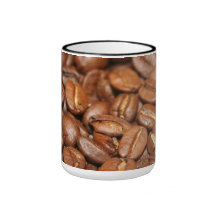 Tasse, tasses, haricots de café de boisson