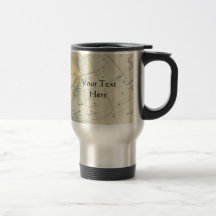 Tasse vintage de carte