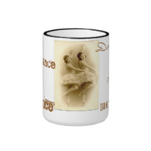 Tasse vintage de danse de danseurs classiques