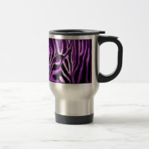 Tasses de café d'impression de zèbre