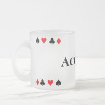 TASSES de TISONNIER en verre givré