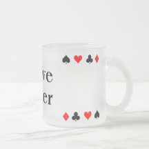 TASSES de TISONNIER en verre givré