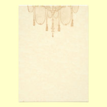 Tassles in Gold Stationery invitations