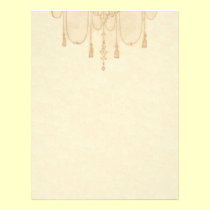 Tassles in Gold Stationery letterhead