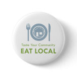 Taste Local Pinback Button