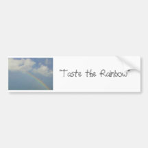 "Taste the Rainbow" Bumper Sticker