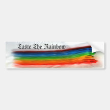 Taste The Rainbow Bumpersticker Bumper Stickers