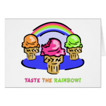 Taste The Rainbow Card