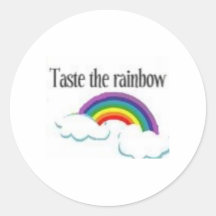 taste the rainbow sticker