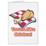 tastes like chicken card