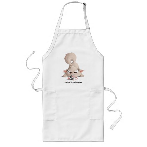 Tastes Like Chicken Cat Apron