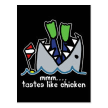 Tastes Like Chicken Postcard