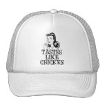 Tastes Like Chicken Retro Lady Trucker Hats
